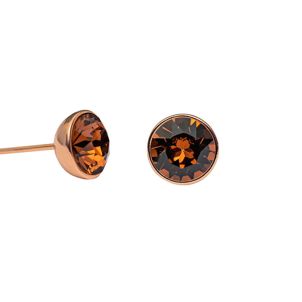 Fiore Luna Пусеты Smoked Topaz Fiore Luna SWE298 ST RG Арт.: SWE298 ST RG