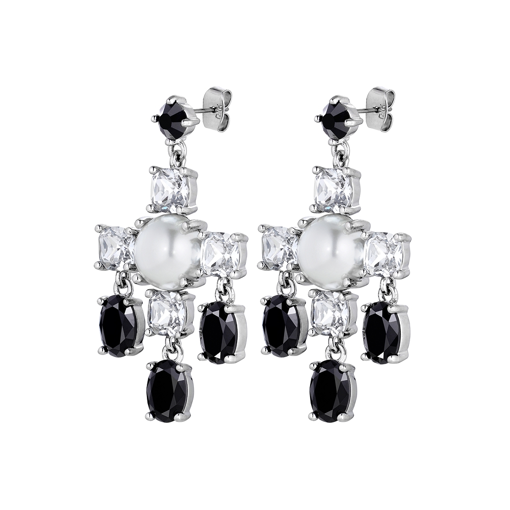 Dyrberg Kern Серьги LEONORA SS CRYSTAL / BLACK Dyrberg Kern *430074 Арт.: *430074