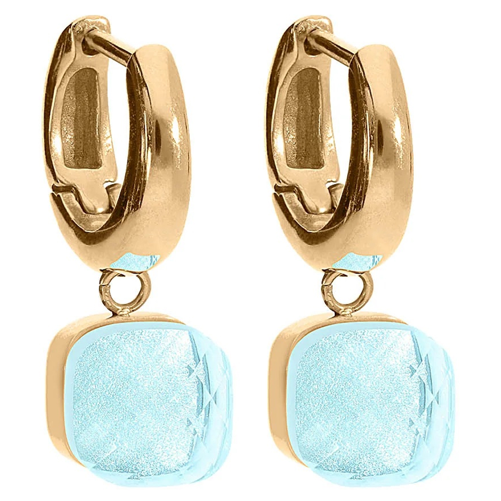 Qudo Серьги FIRENZE (G) Aquamarine Qudo 107001/20-6002 Арт.: 107001/20-6002