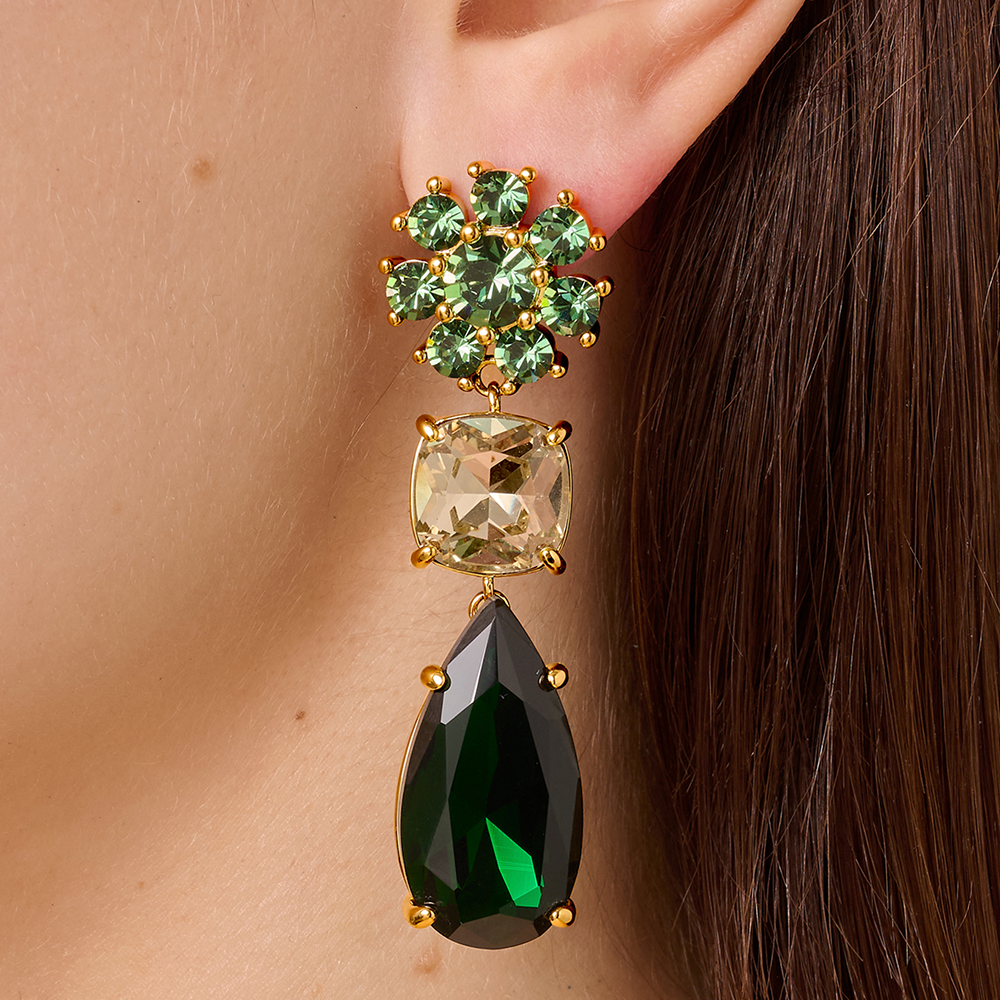 Dyrberg Kern Серьги LUCIA SG GREEN Dyrberg Kern 390068 Арт.: 390068