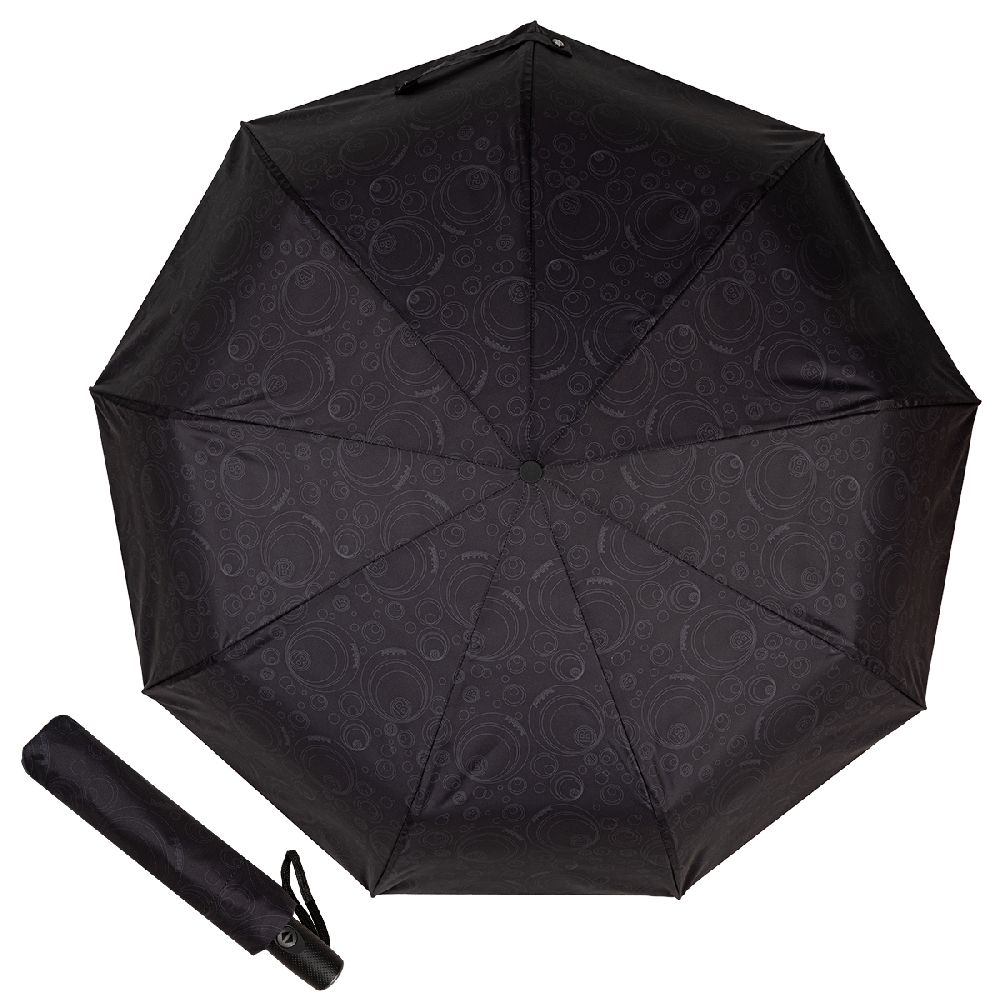 Baldinini Зонт складной Baldinini 65-OC Logo Circles Black  product-3584 Арт.: product-3584