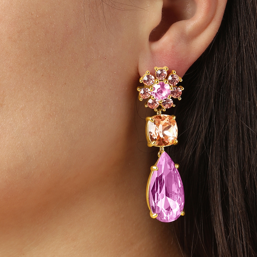 Dyrberg Kern Серьги LOUISE SS LIGHT ROSE Dyrberg Kern *380020 R/S Арт.: *380020 R/S