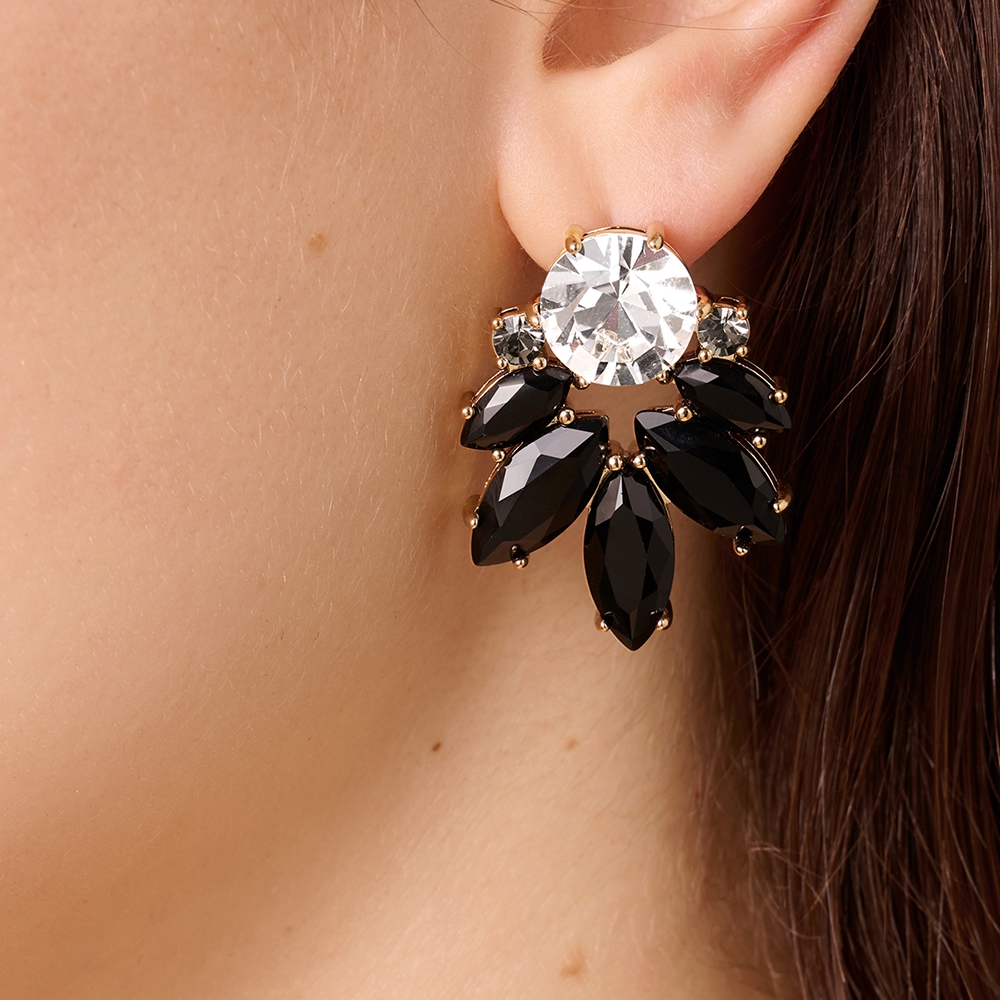 Dyrberg Kern Серьги HYDRA SG BLACK / CRYSTAL Dyrberg Kern 450030 Арт.: 450030