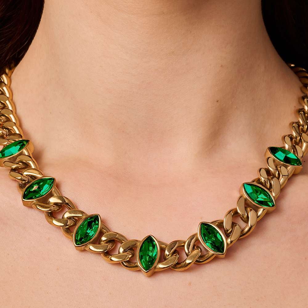 Dyrberg Kern Серьги LUCIA SG GREEN Dyrberg Kern 390068 Арт.: 390068