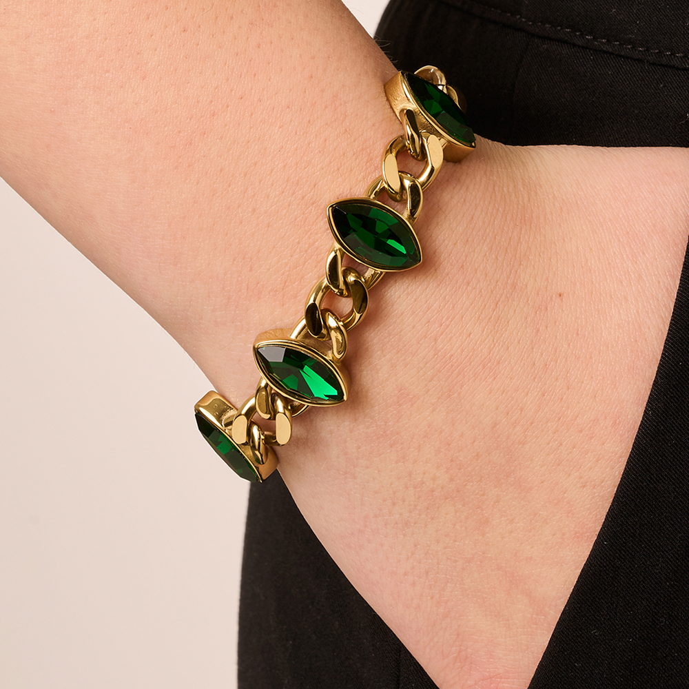 Dyrberg Kern Серьги LUCIA SG GREEN Dyrberg Kern 390068 Арт.: 390068