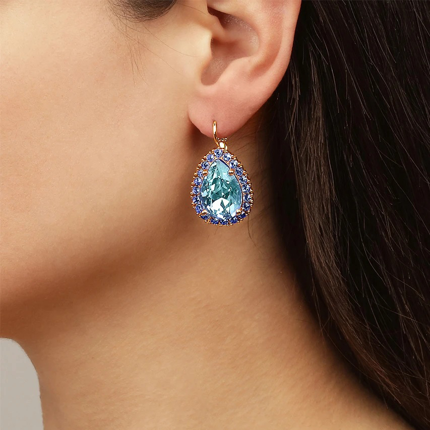 Dyrberg Kern Серьги QUINTE SS LIGHT BLUE Арт.: 480079