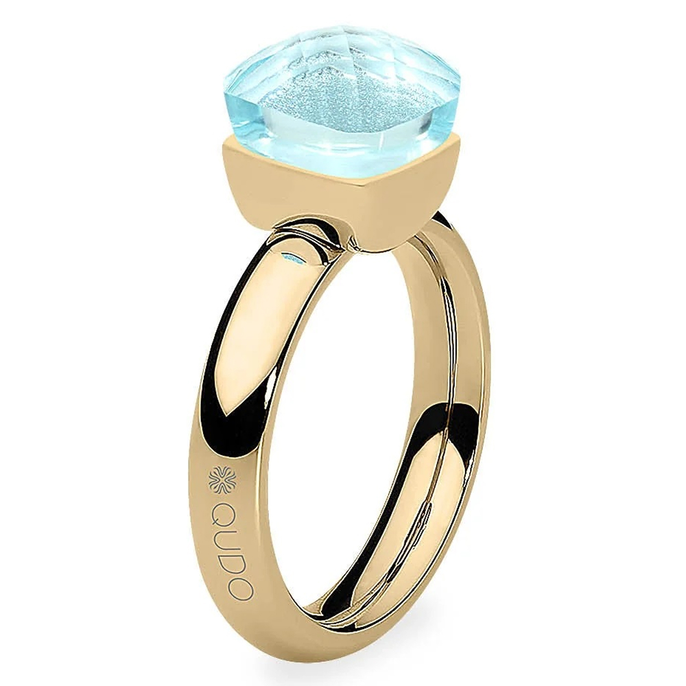 Qudo Кольцо FIRENZE 16.5 (G) Aquamarine Qudo 107001/40-6002 16.5 Арт.: 107001/40-6002 16.5