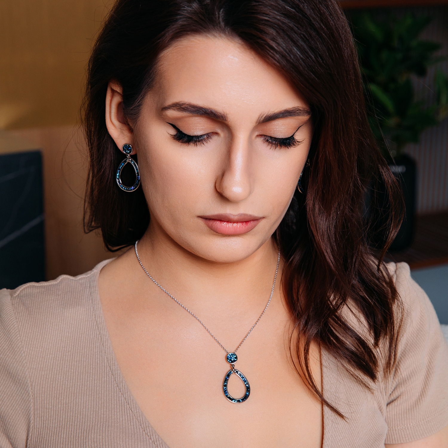 Fiore Luna Кольцо Royal Blue Delite Арт.: K1802.23 BL/S