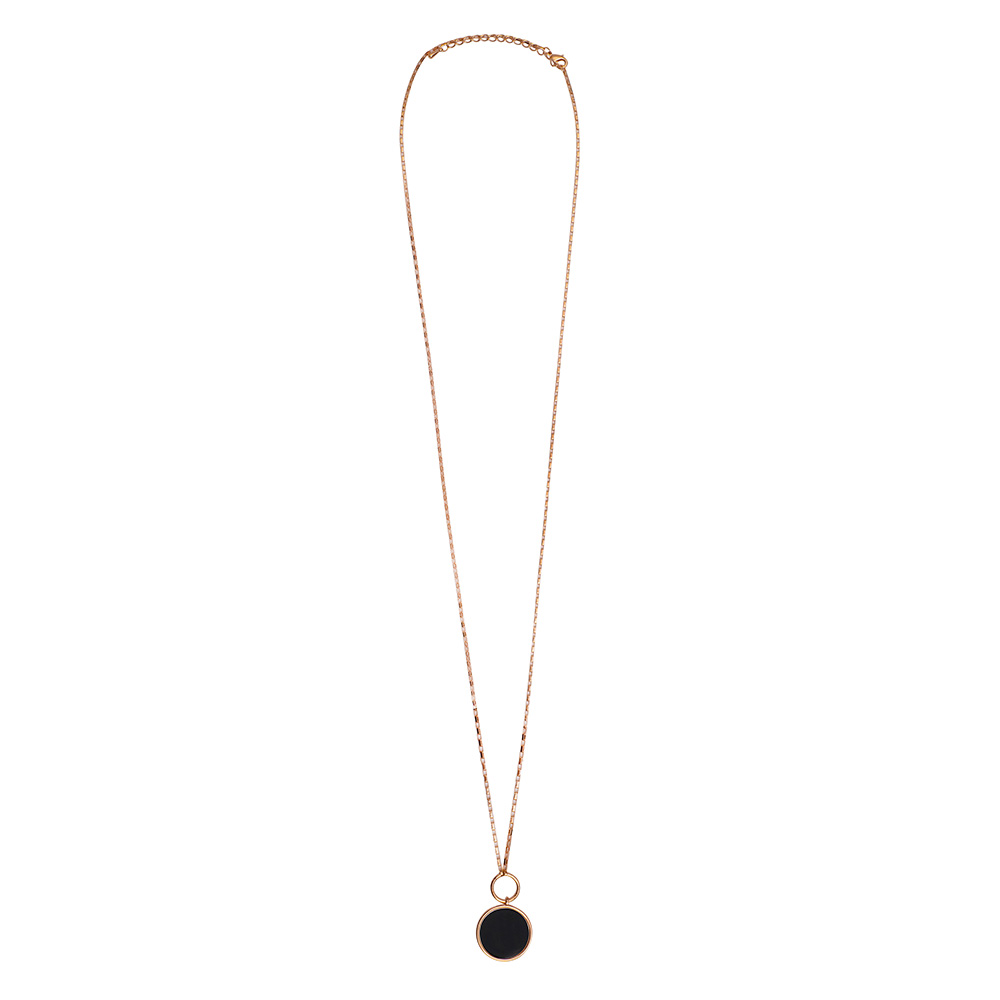 Fiore Luna Колье Onyx Fiore Luna B2103NM-N10.1 BW/RG Арт.: B2103NM-N10.1 BW/RG