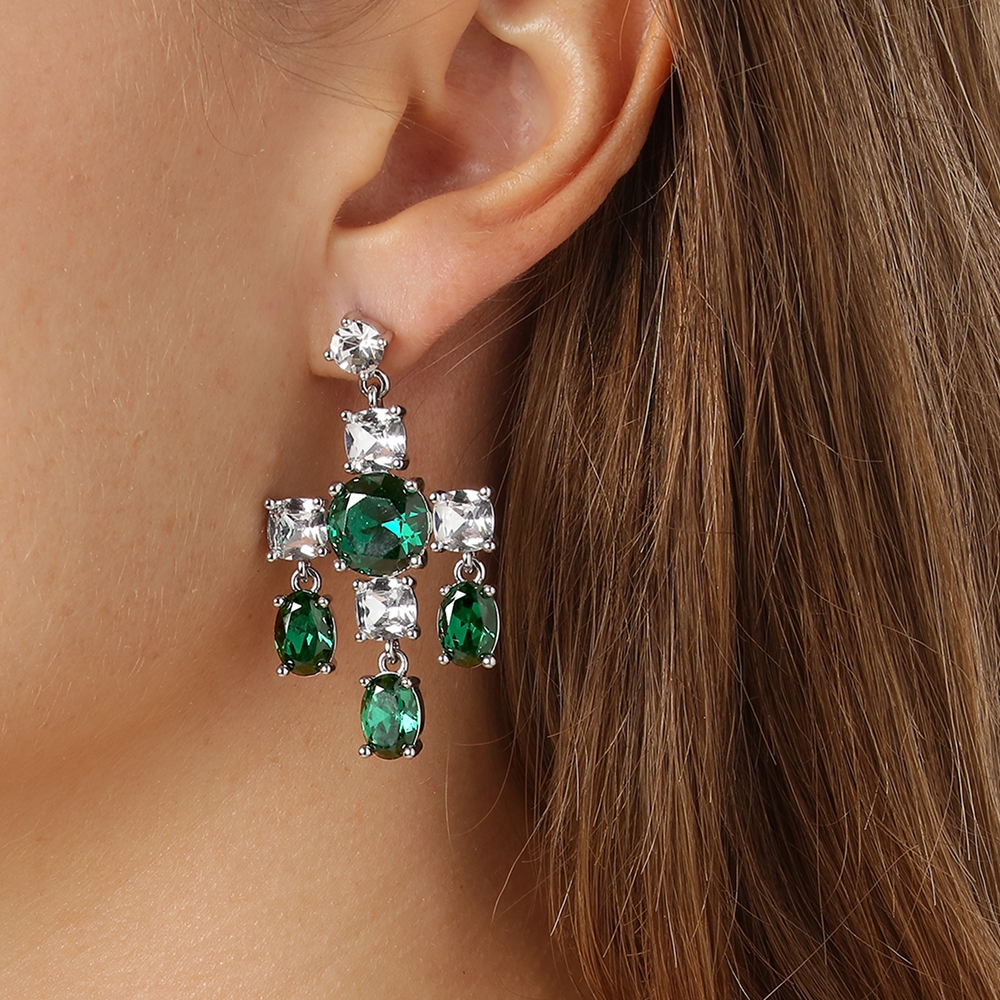 Dyrberg Kern Серьги LUCIA SG GREEN Dyrberg Kern 390068 Арт.: 390068