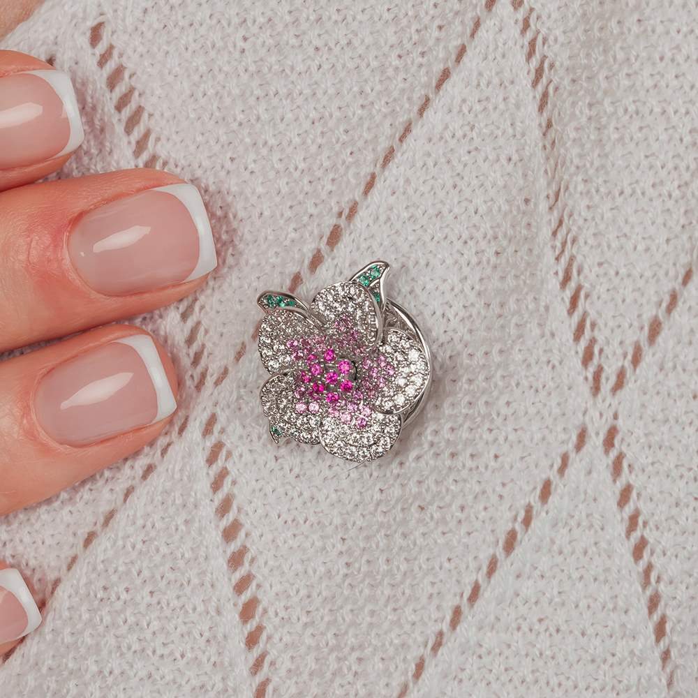 Fiore Luna Брошь Лютик Zircon+магнит Fiore Luna XR10596 S Арт.: XR10596 S
