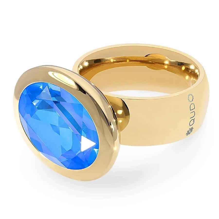 Qudo Кольцо Tivola Royal Blue Delite 17.2 мм Qudo *651004 BL/RG Арт.: *651004 BL/RG