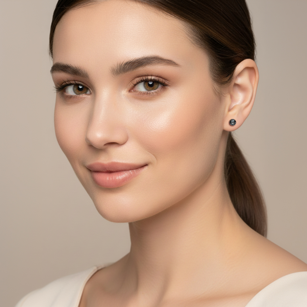 Fiore Luna Пусеты Crystal Silver Night Fiore Luna SWE297 CSN RG Арт.: SWE297 CSN RG