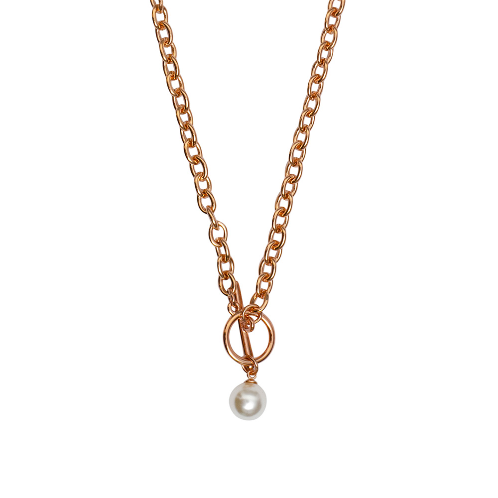 Fiore Luna Колье Cream Pearl Fiore Luna B2010PE-N02.12 BR/RG Арт.: B2010PE-N02.12 BR/RG
