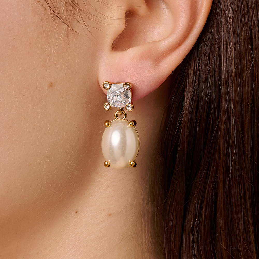 Dyrberg Kern Серьги ANTONIA SG CRYSTAL / WHITE PEARL Dyrberg Kern 470146 Арт.: 470146