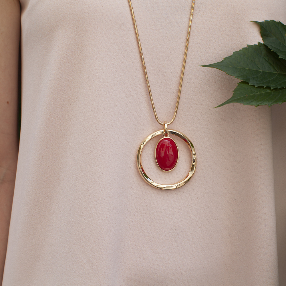 Fiore Luna Колье RED QUARTZ Fiore Luna LN5139 R/G Арт.: LN5139 R/G