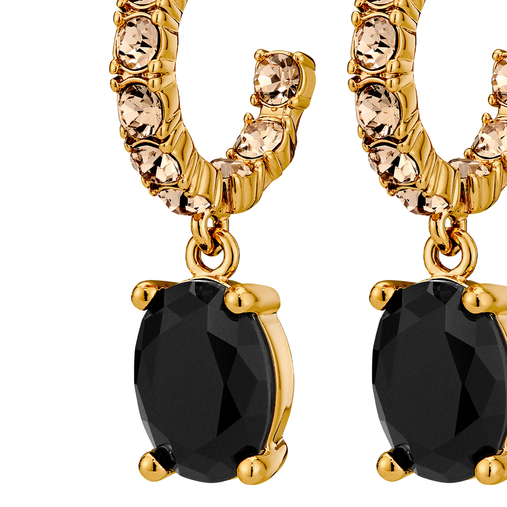 Dyrberg Kern Серьги BARBARA SG BLACK / GOLDEN Dyrberg Kern 450061 Арт.: 450061
