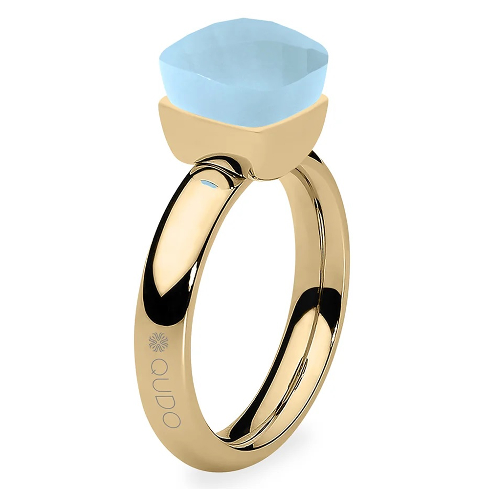 Qudo Кольцо FIRENZE 19 (G) Air Blue Opal Qudo 107001/40-4701 19 Арт.: 107001/40-4701 19