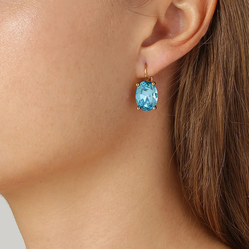 Dyrberg Kern Серьги QUINTE SS LIGHT BLUE Арт.: 480079