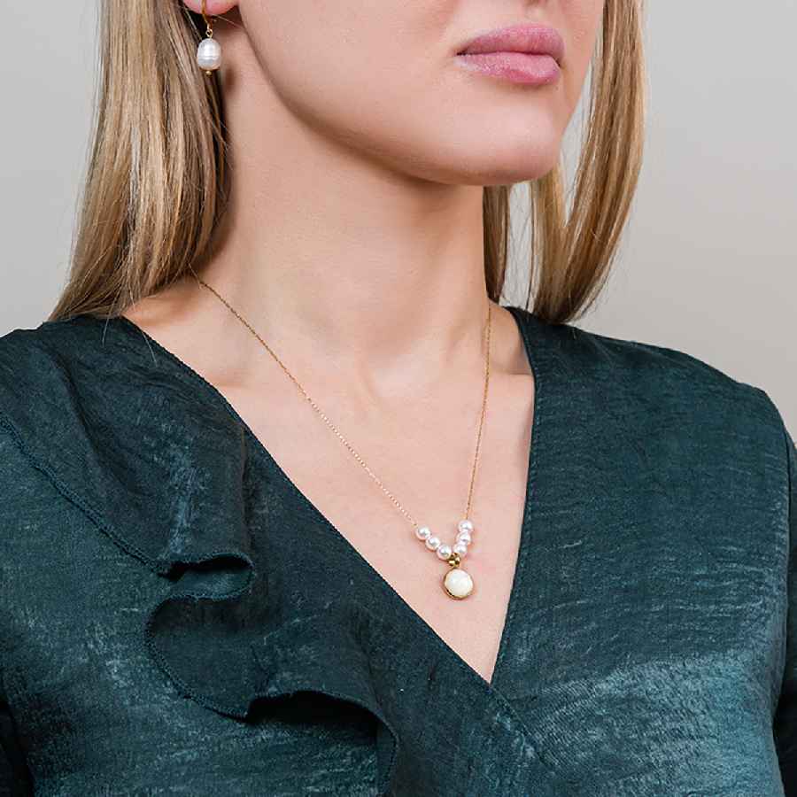 Fiore Luna Браслет на черном кожаном ремешке Арт.: CB11318-8 BL