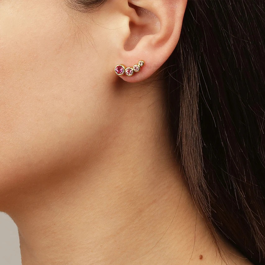 Dyrberg Kern Серьги BILLIS SG RED / PINK Dyrberg Kern 470139 Арт.: 470139