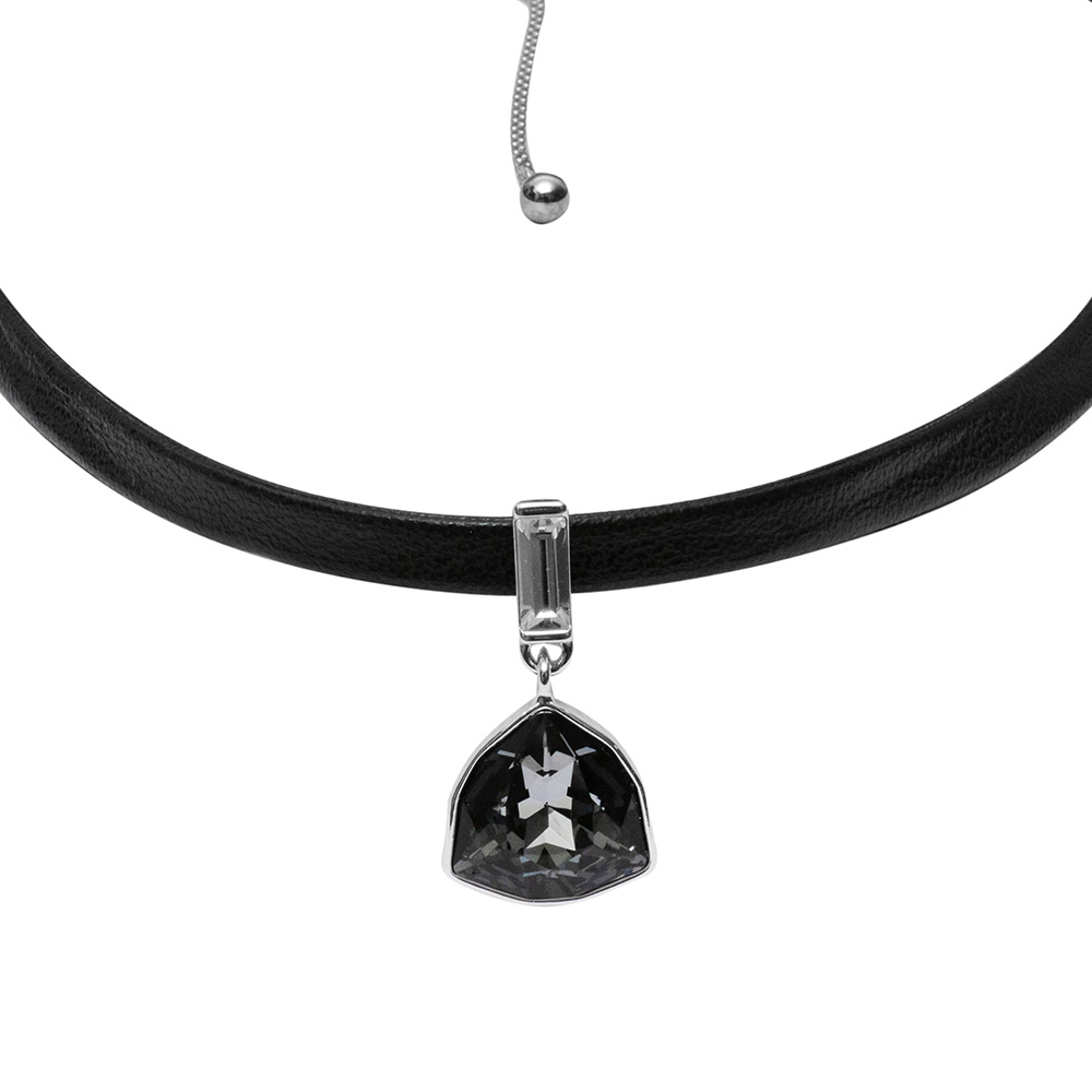 Fiore Luna Колье Silver Night / Black Leather Fiore Luna B2110SW-N06.3 BW/S Арт.: B2110SW-N06.3 BW/S