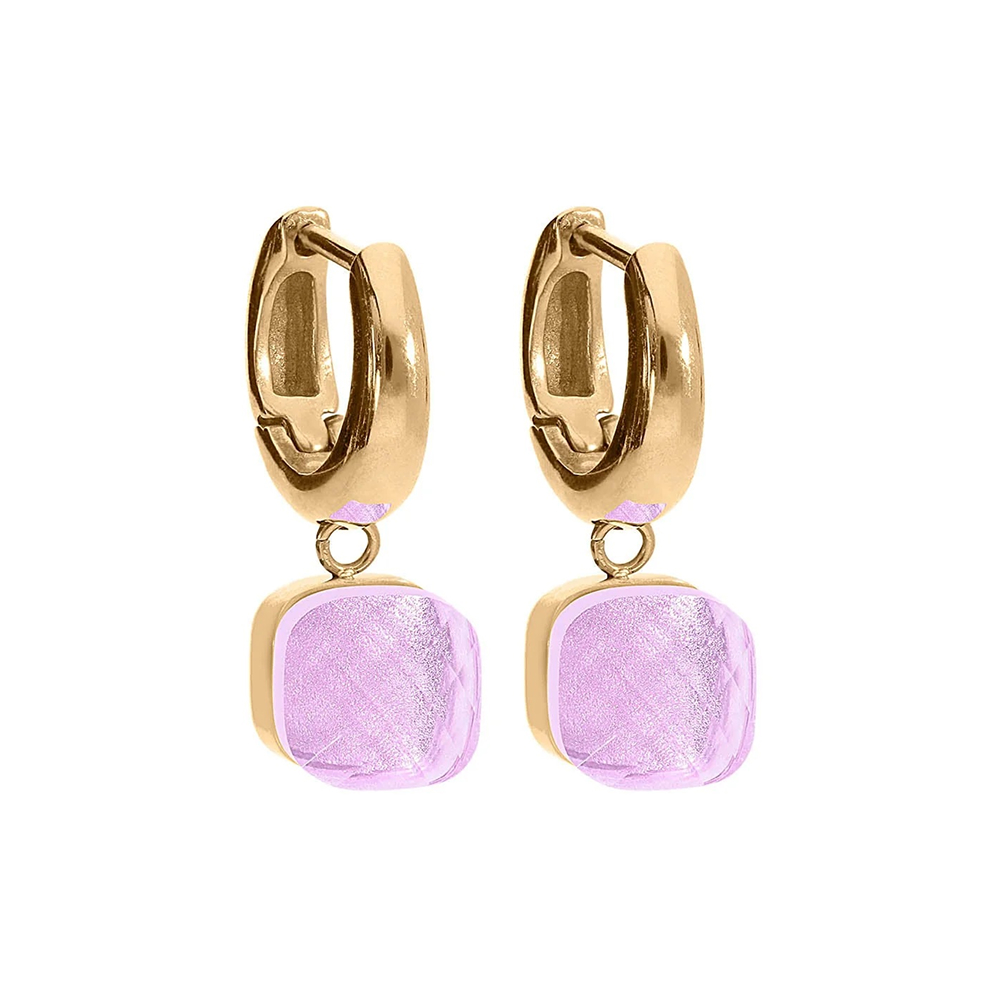 Qudo Серьги FIRENZE (G) Light Rose Qudo 107001/20-5902 Арт.: 107001/20-5902