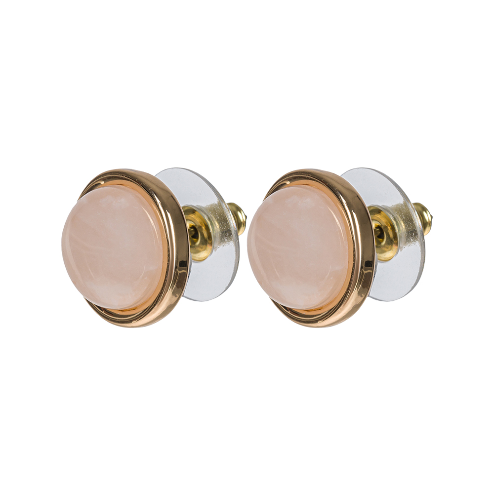 Fiore Luna Пусеты ROSE QUARTZ Fiore Luna LE1108 R/G Арт.: LE1108 R/G