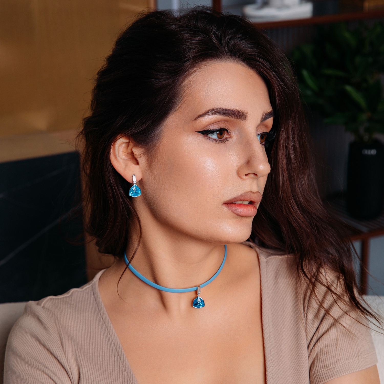 Fiore Luna Пусеты Light Peach Fiore Luna SWE298 LP RG Арт.: SWE298 LP RG