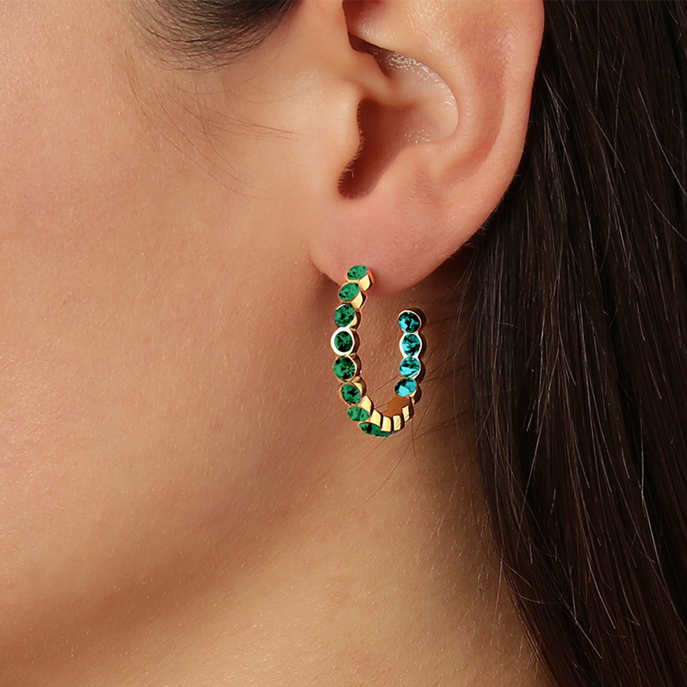 Dyrberg Kern Серьги LUCIA SG GREEN Dyrberg Kern 390068 Арт.: 390068