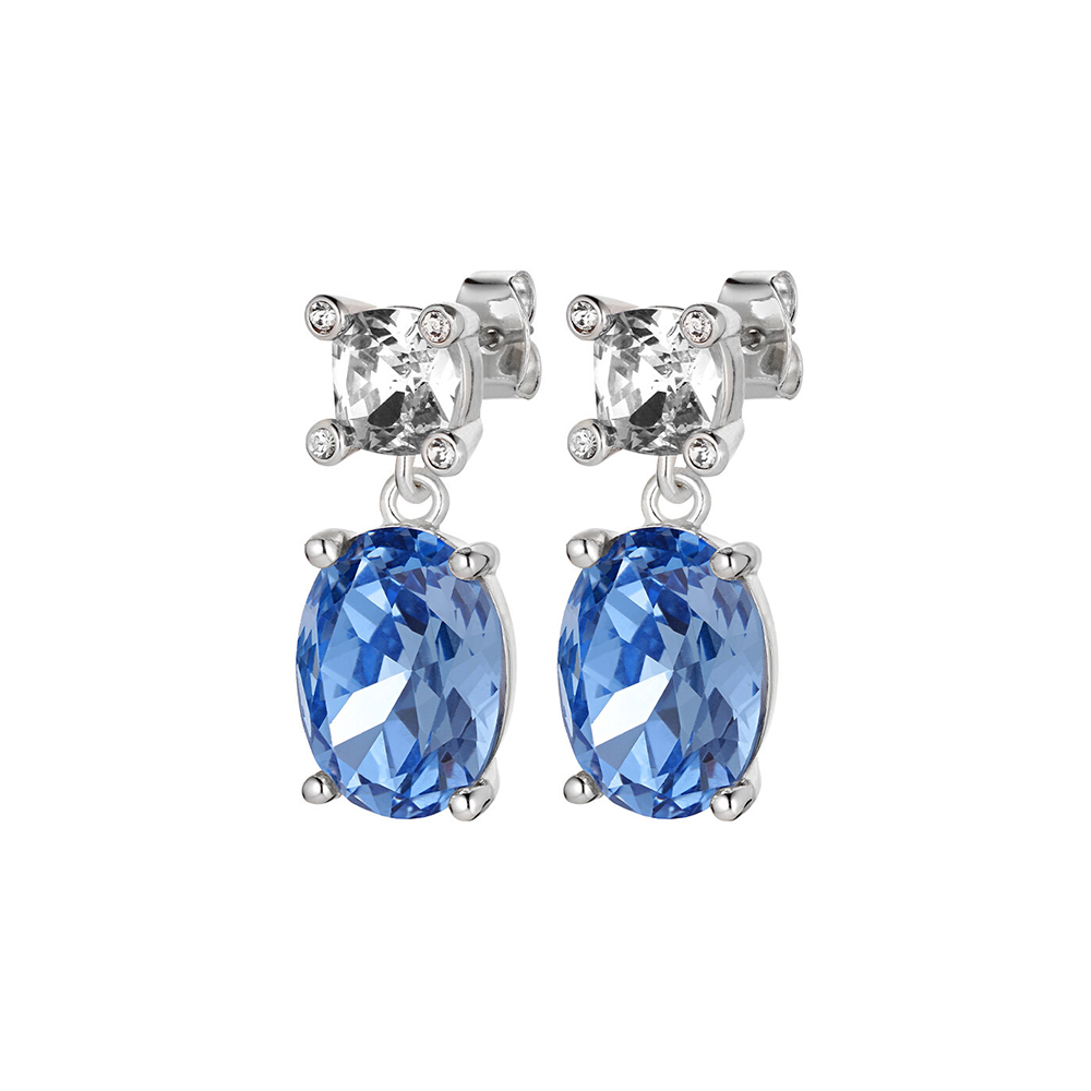 Dyrberg Kern Серьги ANTONIA SS LIGHT BLUE/CRYSTAL Dyrberg Kern 420096 BL/BW/S Арт.: 420096 BL/BW/S