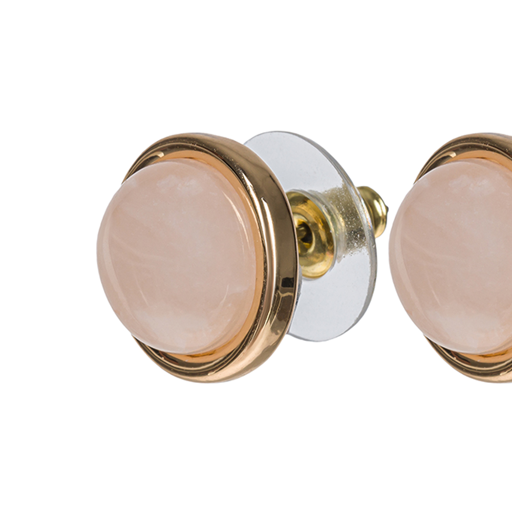 Fiore Luna Пусеты ROSE QUARTZ Fiore Luna LE1108 R/G Арт.: LE1108 R/G