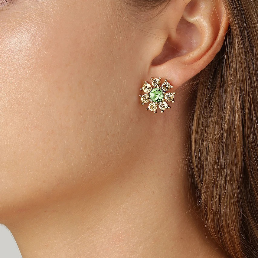 Dyrberg Kern Серьги LUCIA SG GREEN Dyrberg Kern 390068 Арт.: 390068