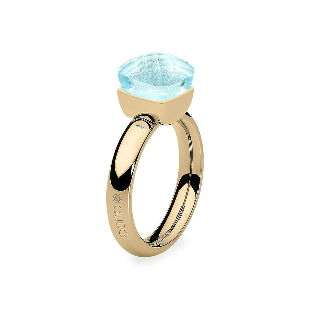 Qudo Кольцо FIRENZE 16.5 (G) Aquamarine Qudo 107001/40-6002 16.5 Арт.: 107001/40-6002 16.5