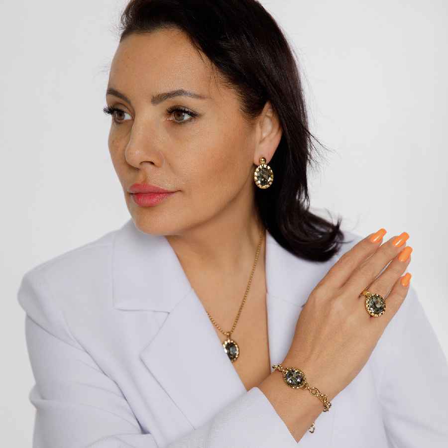 Qudo Кольцо TIVOLA UNICA big (S/P) Crystal 54 Qudo 686692 Арт.: 686692