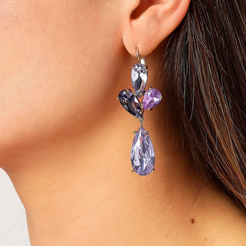 Dyrberg Kern Серьги AMY SG LAVENDER Арт.: *361015 V/G