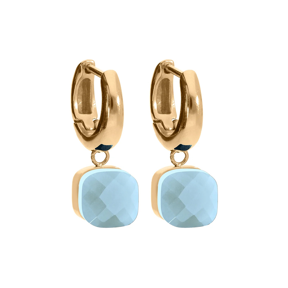 Qudo Серьги FIRENZE (G) Air Blue Opal Qudo 107001/20-4701 Арт.: 107001/20-4701