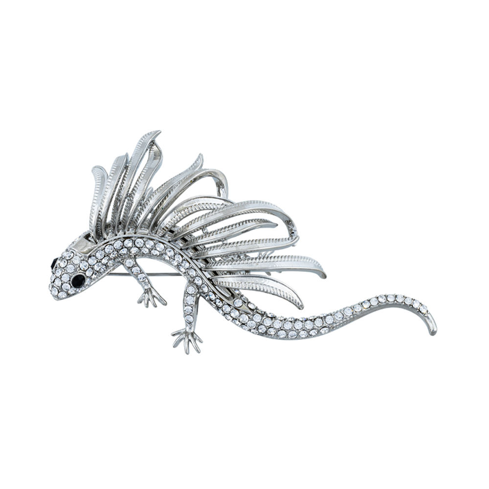 Fiore Luna Брошь Dragon чешский бриллиант Fiore Luna BR15080 BW/S Арт.: BR15080 BW/S