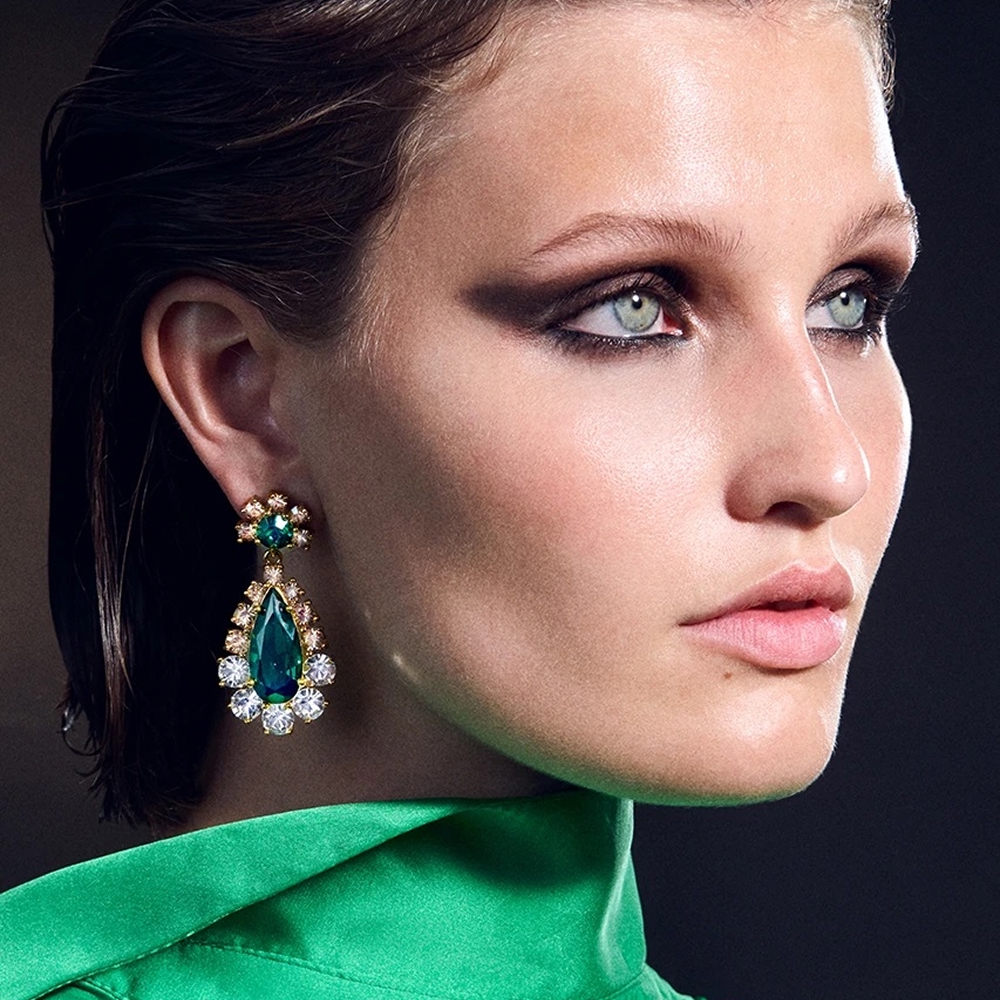 Dyrberg Kern Серьги LUCIA SG GREEN Dyrberg Kern 390068 Арт.: 390068