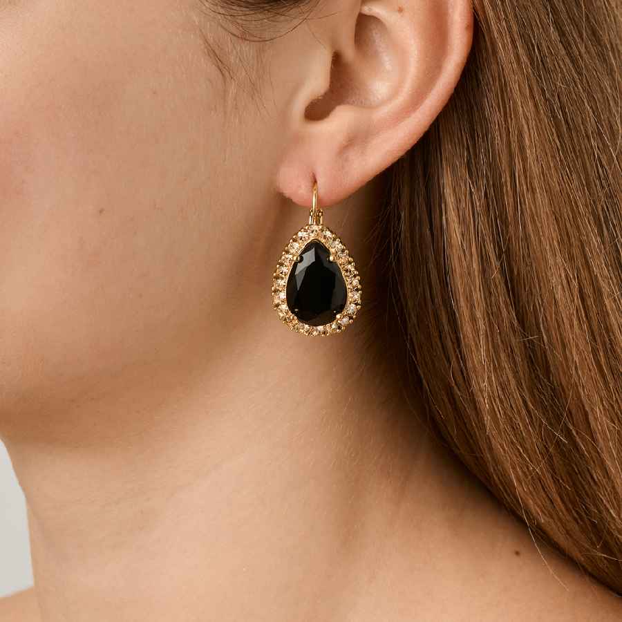 Dyrberg Kern Серьги HYDRA SG BLACK / CRYSTAL Dyrberg Kern 450030 Арт.: 450030