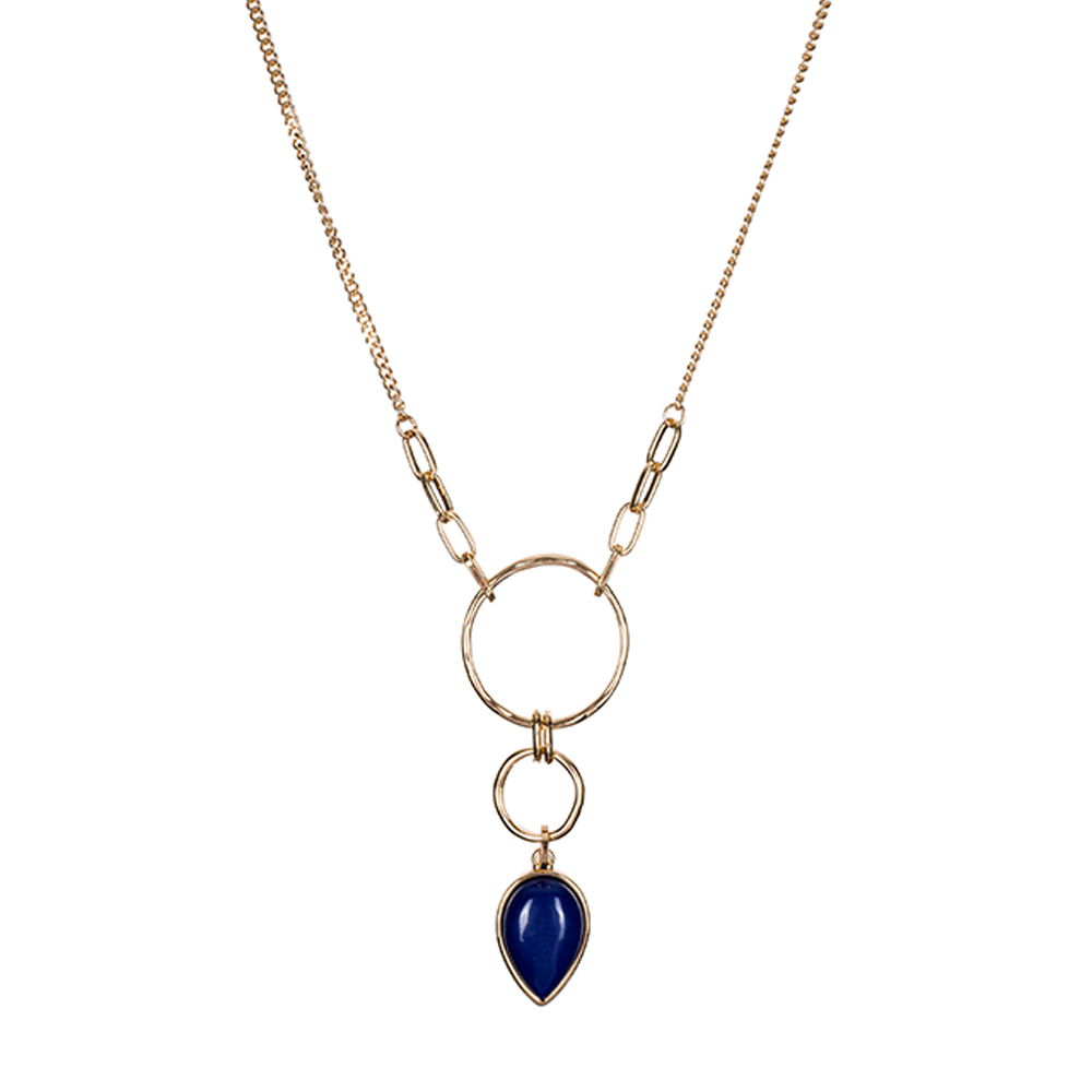 Fiore Luna Колье NATURAL LAPIS Fiore Luna LN3171-2 BL/G Арт.: LN3171-2 BL/G