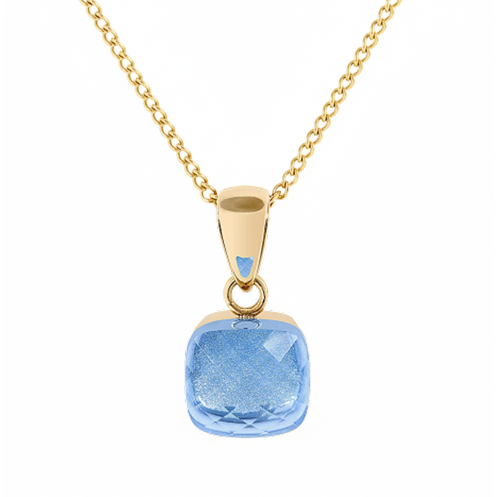 Qudo Кольцо FIRENZE 19 (G) Blue Zircon Qudo 107001/40-4601 19 Арт.: 107001/40-4601 19