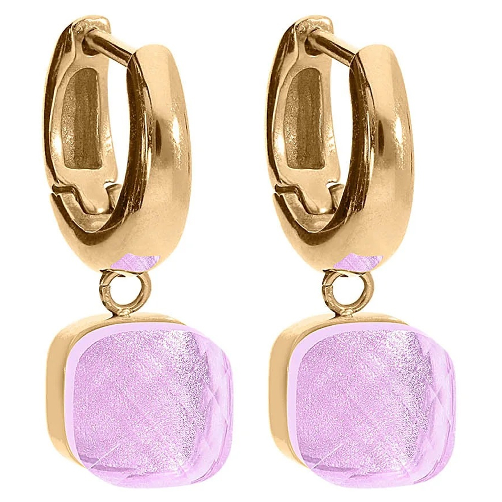 Qudo Серьги FIRENZE (G) Light Rose Qudo 107001/20-5902 Арт.: 107001/20-5902
