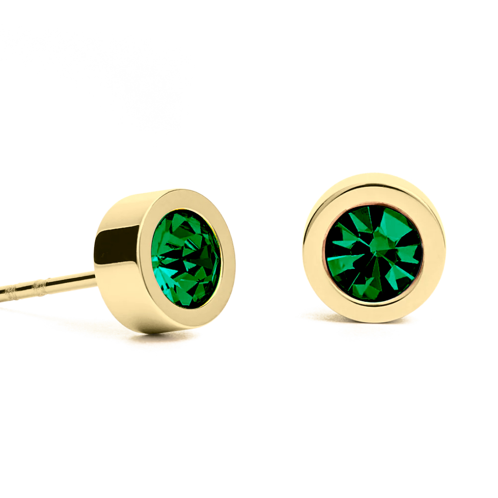 Fiore Luna Пусеты Green 5х2.5 Fiore Luna SWE125 GR G Арт.: SWE125 GR G