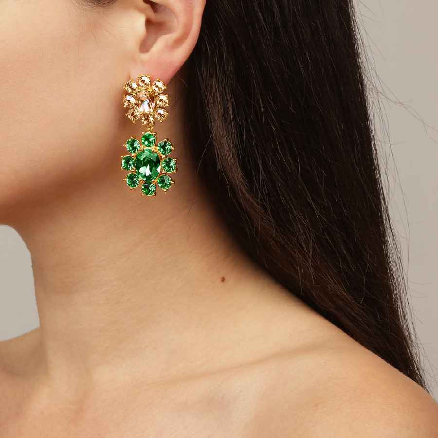 Dyrberg Kern Серьги CLARA SG GREEN Dyrberg Kern 390045 Арт.: 390045