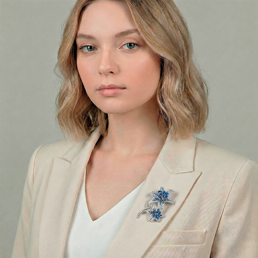 Fiore Luna Брошь Бантик Zircon Fiore Luna XR00397B1 BW/G Арт.: XR00397B1 BW/G