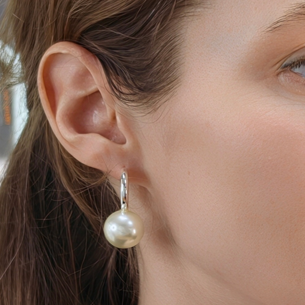 Fiore Luna Серьги WHITE PEARL Fiore Luna ABE23446-04 S Арт.: ABE23446-04 S