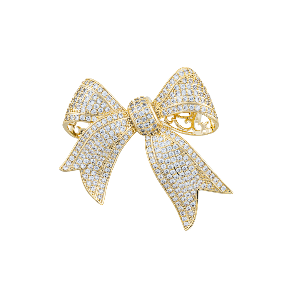 Fiore Luna Брошь Бантик Zircon Fiore Luna XR00397B1 BW/G Арт.: XR00397B1 BW/G
