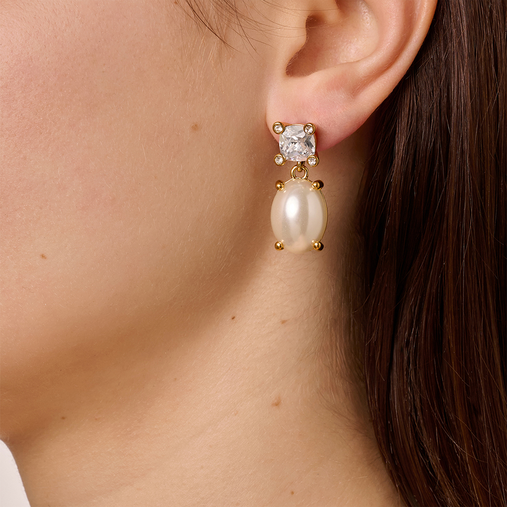 Dyrberg Kern Серьги ANTONIA SG CRYSTAL / WHITE PEARL Dyrberg Kern 470146 Арт.: 470146