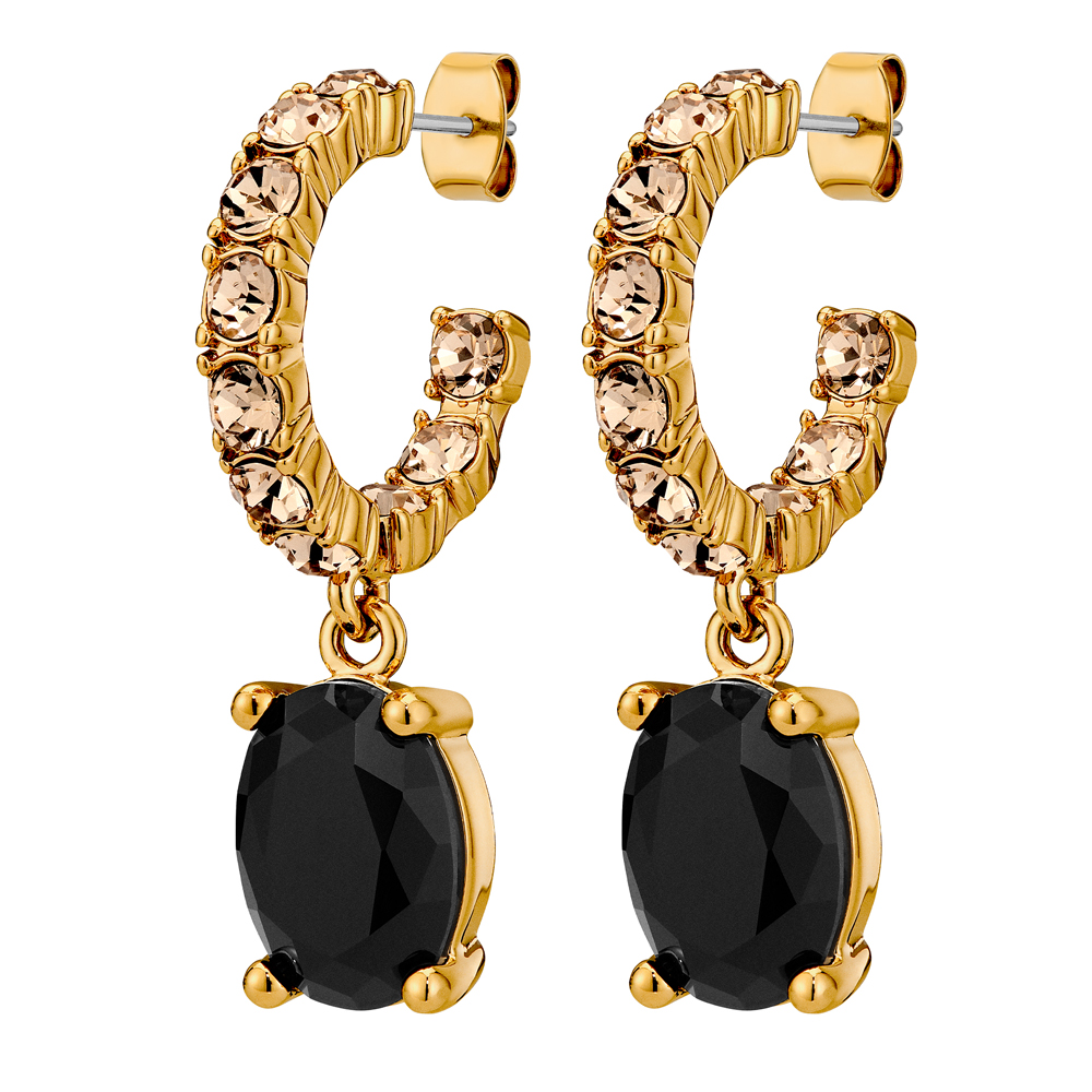 Dyrberg Kern Серьги BARBARA SG BLACK / GOLDEN Dyrberg Kern 450061 Арт.: 450061